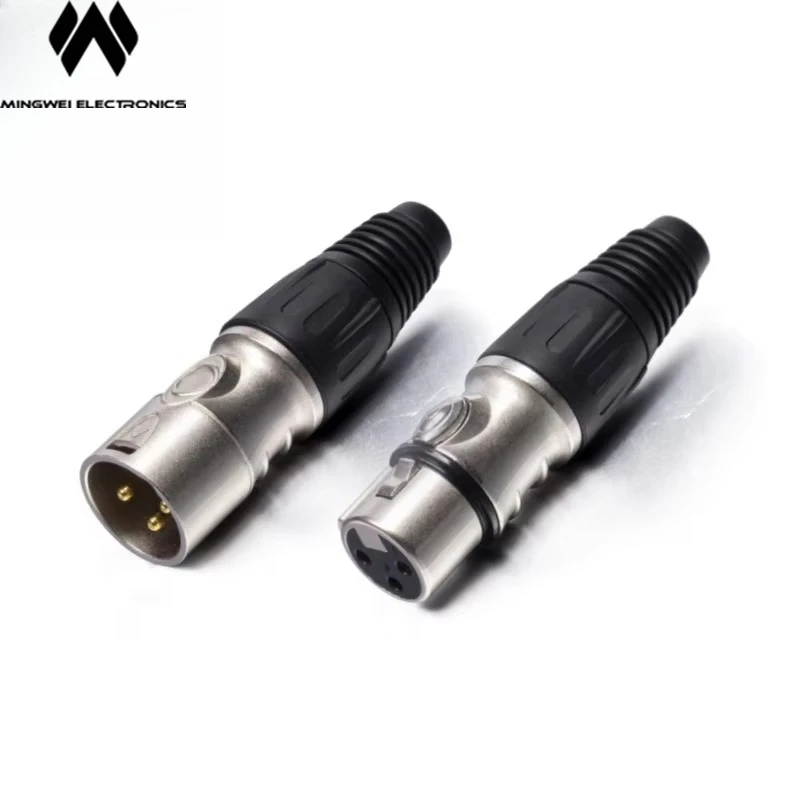 High Quality Cheap Highly Conductive Corrosion Resistant Accurately Mated Three Core Xlr Male and Female Connector
