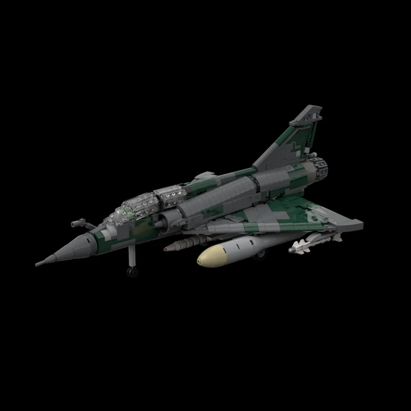 2000 N/D Attack Aircraft Model MOC Building Bricks War Equipment Modular Technology Gifts Holiday Assemble Children Toys Suit