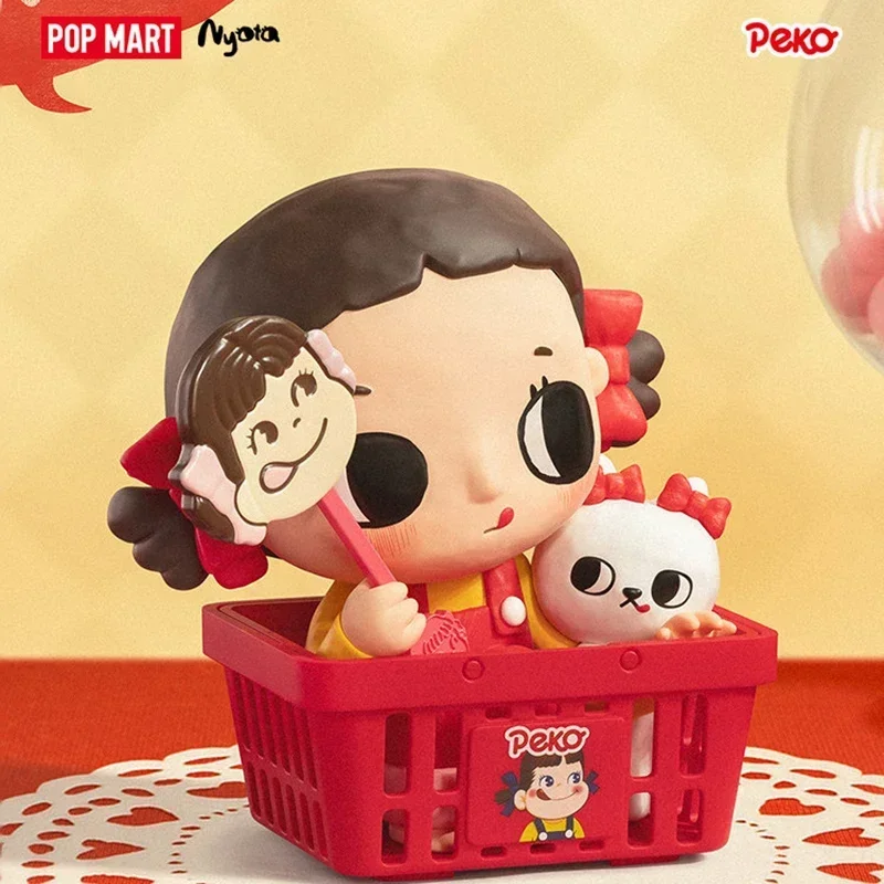 

Pop Mart Nyota Peko Series Blind Box Cute Action Figures Guess Bag Mystery Box Toys Doll Desktop Ornaments Collection Toy Gift