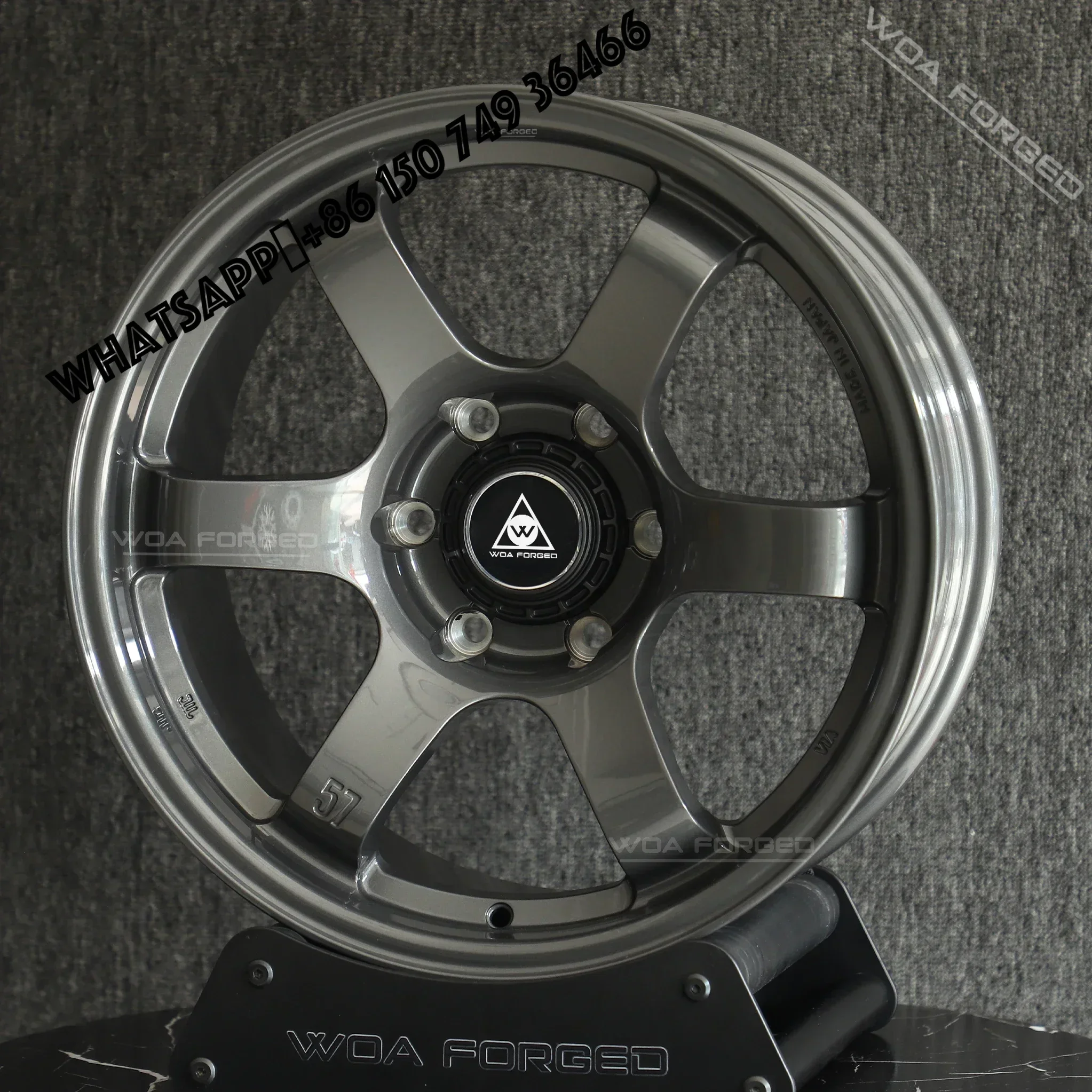 

6061-T6 DOT Forged Alloy Wheels Custom 20/21/22/23 Inch Rim TE37 SAGA S-Plus Single Six-Spoke Single Disc Passenger Car Wheels