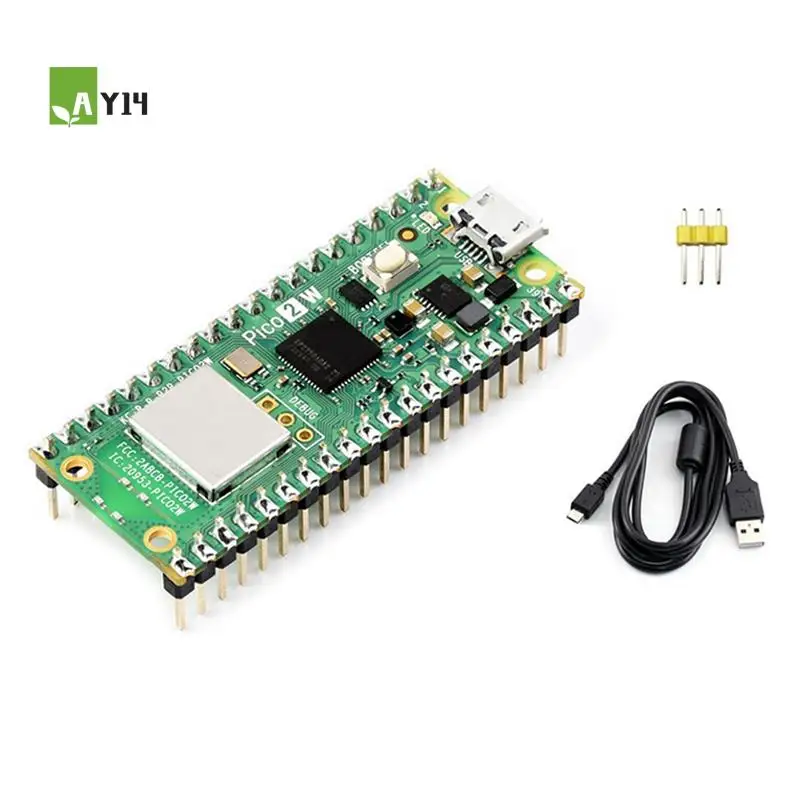 

AY14-для Raspberry Pi Pico 2 Вт, макетная плата микроконтроллера RP2350, поддержка чипа WIFI Bluetooth, паяный разъем