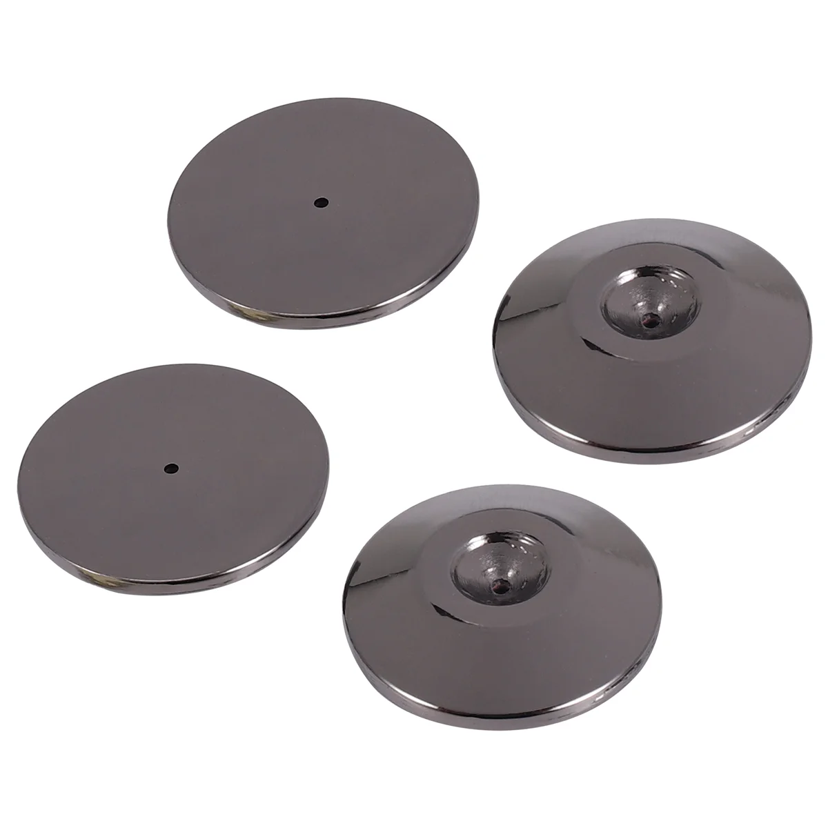 Big sale 4 Pcs Speaker Pure Copper Spikes Pads HiFi Speaker Box Isolation Floor Stand Feet Cone Base Shoes Pad (Black)