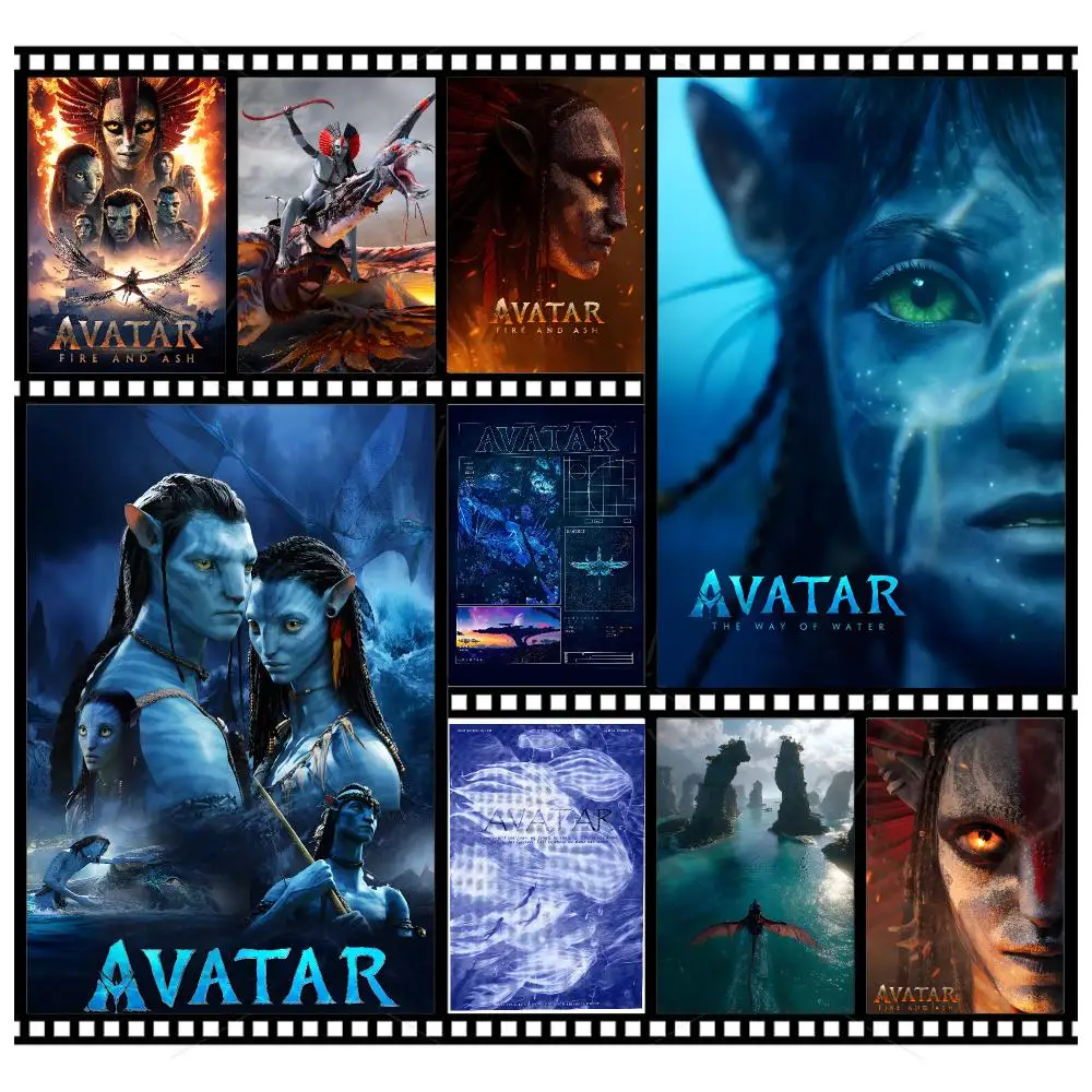Movie SciFi A-Avatar Film Poster Wall Art Poster HD Waterproof PP Print Bedroom Living Room Office Decor Gift