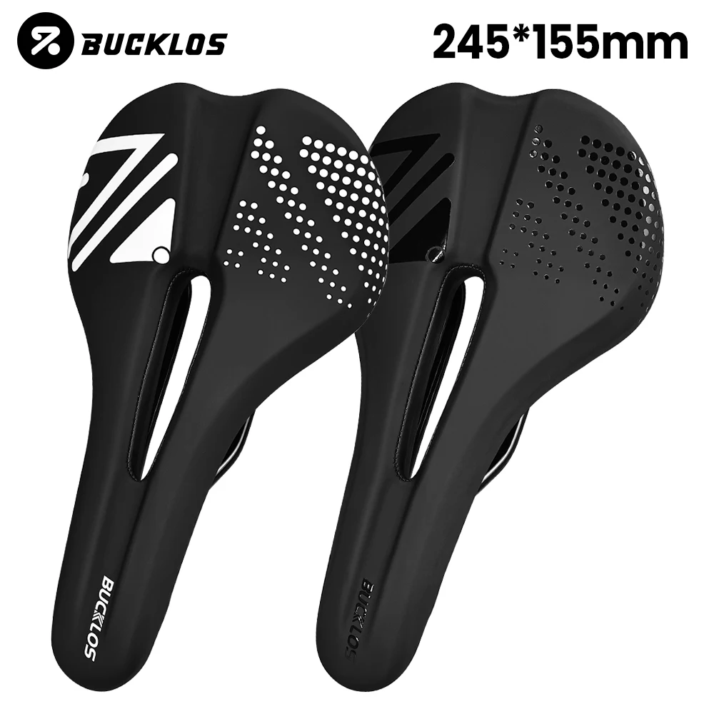 AliExpress BUCKLOS Bike Saddle Hollow Breathable Bicycle Seat Cushion for Men Women MTB Road Bike Saddle Shock Absorbing Chair Cycling Part