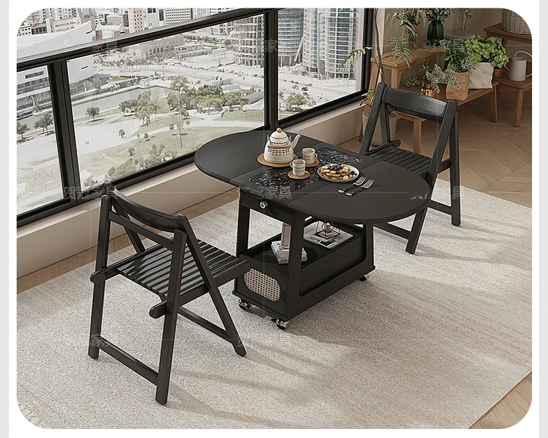 

Журнальный столик из массива дерева маленький столик для гостиной домашний Ретро Съемный складной маленький круглый столик