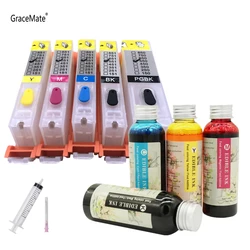 PGI 650 CLI 651 Cartridge 4 Colors Cake Ink Make Food for Canon Pixma MX726 MX926 MG5560 MG5660 MG6360 MG6460 MG5460 Printer