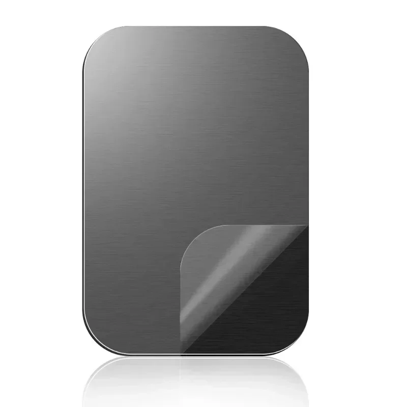 Thin Magnetic Metal Plate For Car Phone Holder Universal Iron Sheet Disk Stickers Tablet Desk Cell Phone Bracket Magnet Sticker