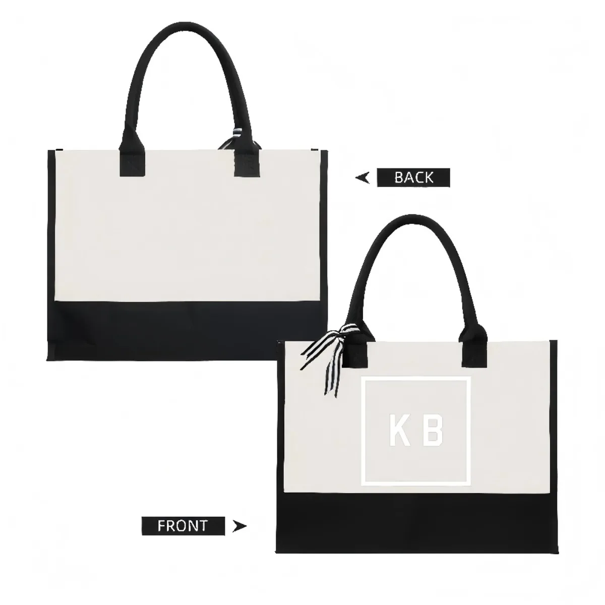 KB 2026 جديد وصول موضة عملية واسعة قابلة لإعادة الاستخدام حمل حقيبة نمط طباعة 2 لهجة الثقيلة حقيبة كتف كبيرة طوال اليوم #2