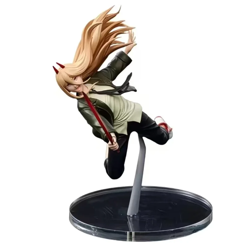 In voorraad Echt TAITO Chainsaw Man Power PVC ongeveer 16 cm Anime Figuur Model Desktop ornament Collector Beeldje Speelgoed Gift