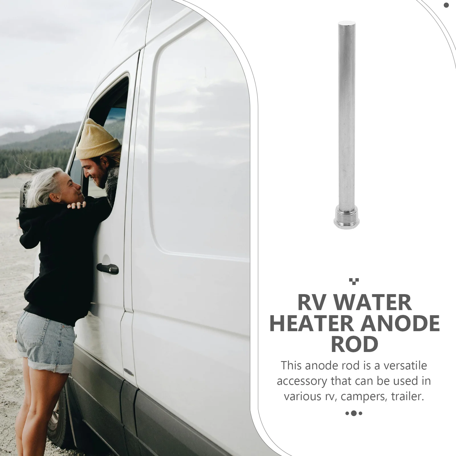 

Rod For Rv Heaters 3/4Npt Replacement Hot Water Heater Tank Part Water Heater Replacement Part Camping Trailer Accessory