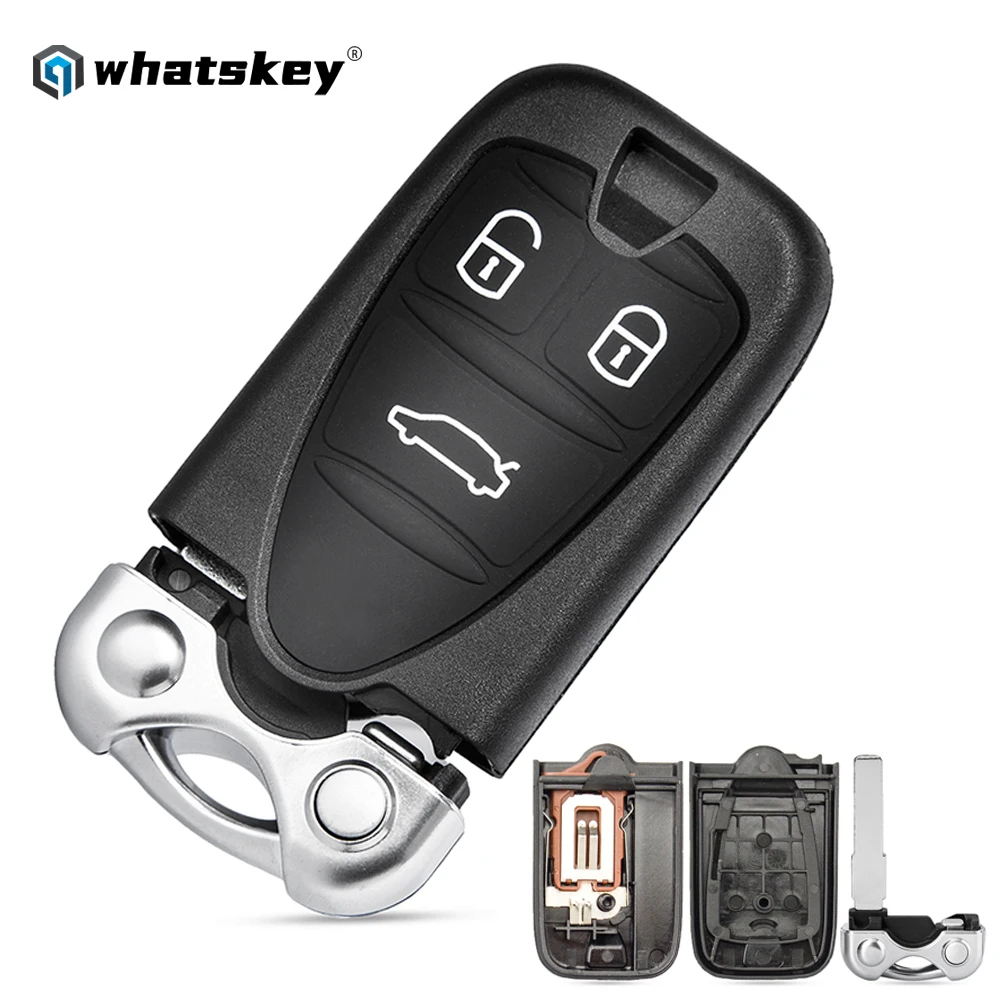 

Ключ для смарт-карты для Alfa Romeo 159 156 Giulietta Brera GT Spider, сменный Корпус ключа для автомобиля, неострое лезвие, автомобильные аксессуары