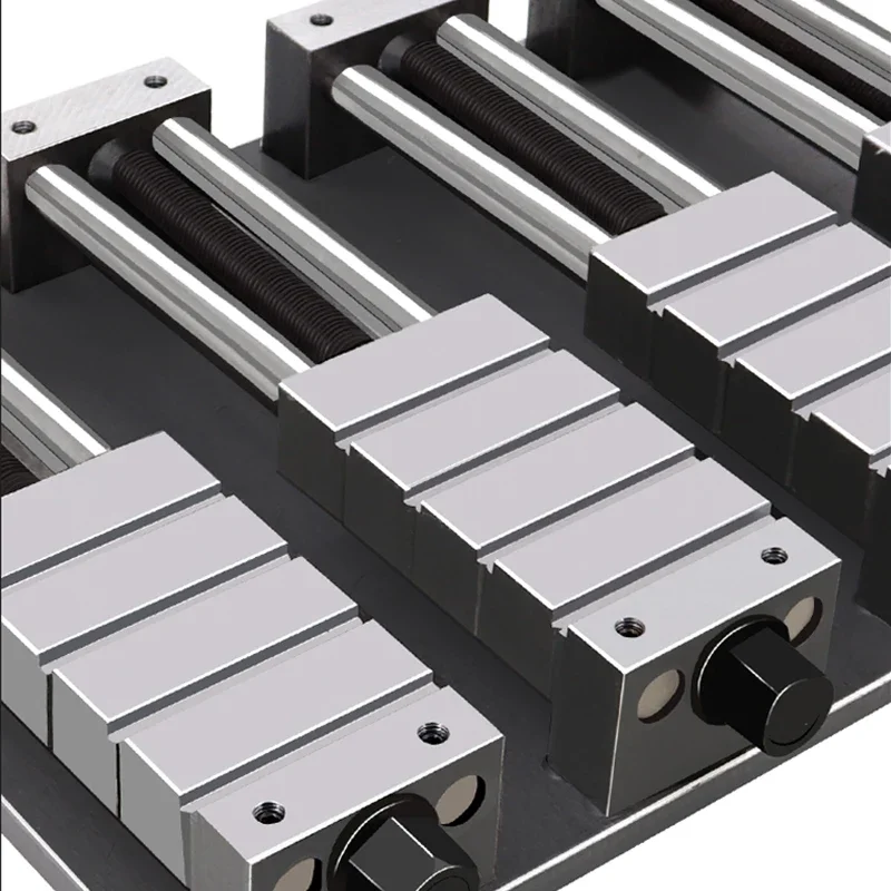 CNC Multi-station Flat Jaw Vice High Precision Copper Clamping Fixture for Machining Center