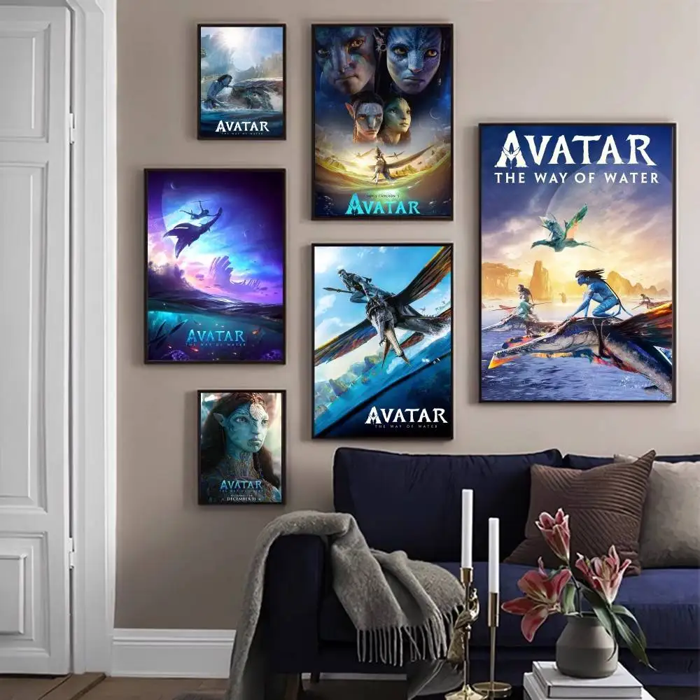 

A-Avatar 2 Movie Poster Good Quality Prints and Posters Vintage Room Bar Cafe Decor Home Decor