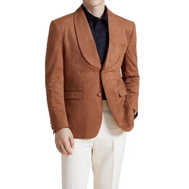 

Men's Suit Jacket Blazer Fashion Design Elegant Dress Suit Social Wedding Banquet Dress Suit Jacket Business Slim Fit Jacket