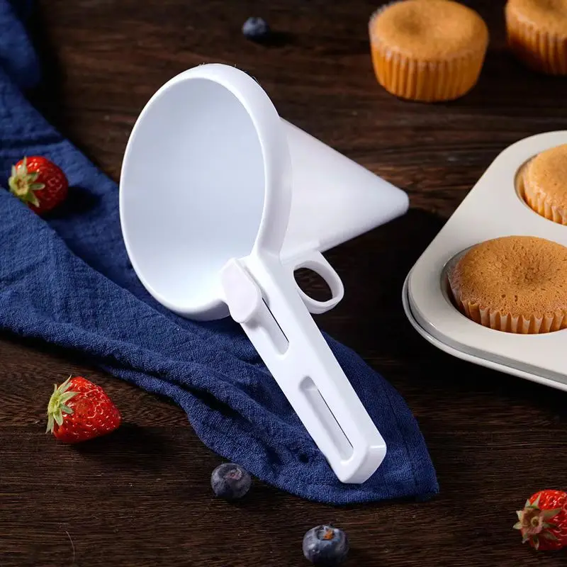 Handlicher Creme-Trichter, Schokoladenspritzer, Trennwerkzeug, Cupcake-Backwerkzeuge
