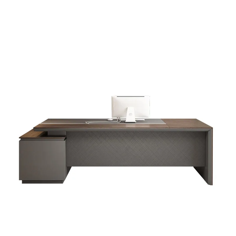 

Элитный стол руководителя, высококлассный представительский стол, стол для кабинета генерального директора компании, современный простой стол и стул.