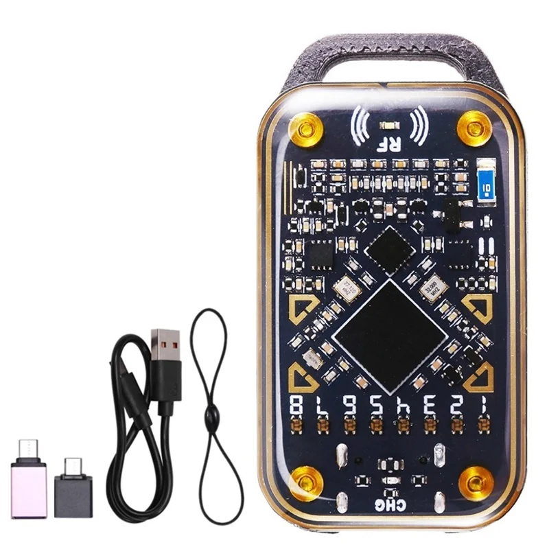 BNVN-Chameleon Ultra RFID Считыватель смарт-чипов Эмулятор смарт-карт NFC Дубликатор + карта QID/UID 125K 13,56 МГц ID IC Декодирование карт