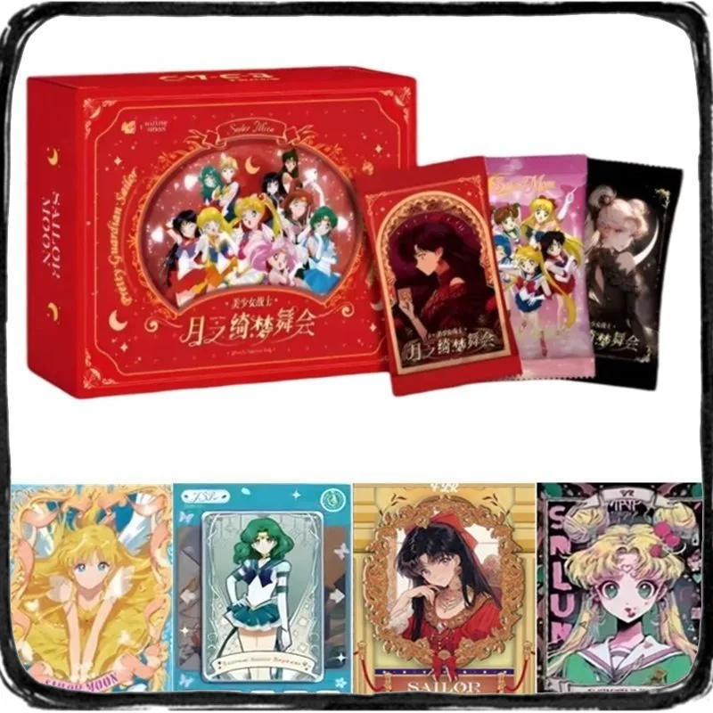 Moonlit Dream Dance Beauty Girl Sailor Moon Sealed Box Anime Collectible Card Toy Gift Holiday Present
