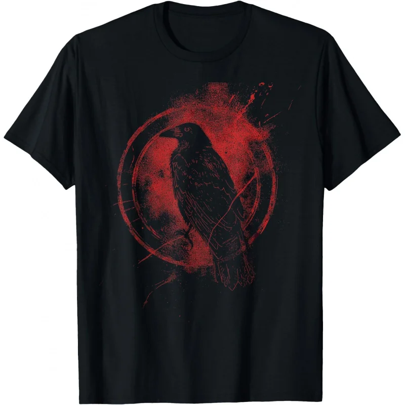 

Odin Ravens Huginn & Muninn Vegvisir 0413 Nordic Gift T-Shirt Celtic Runes Norse Myths Valhalla Graphic clothes All size tops