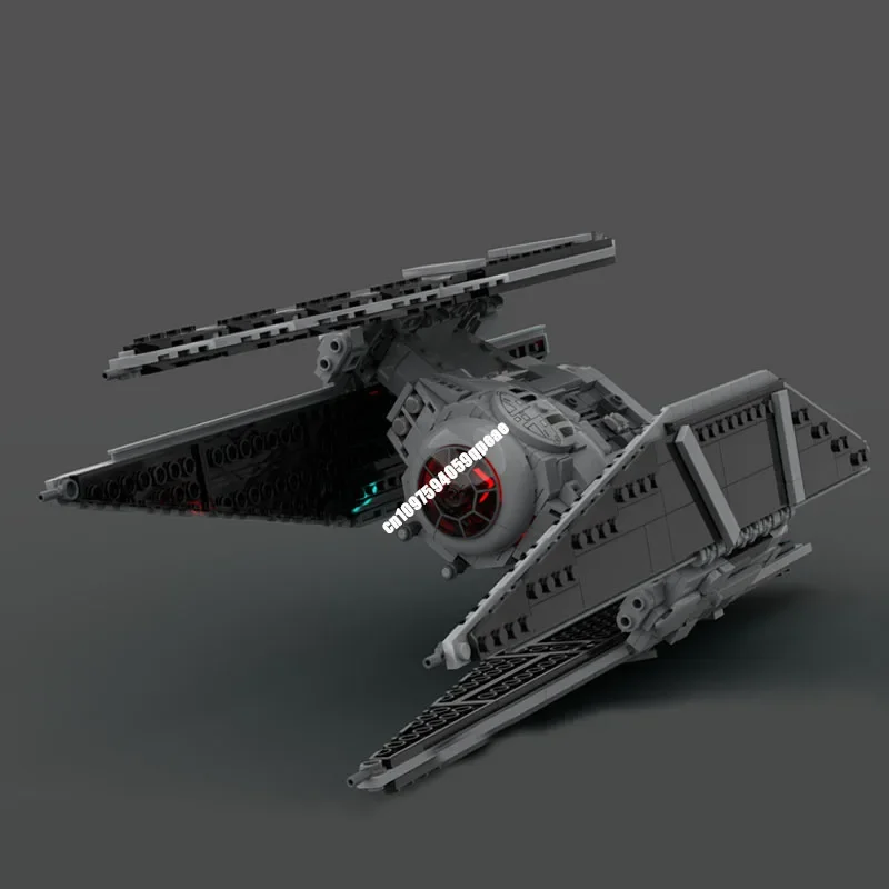 

New 793Pcs Famous Star Battle Movie Moc Tie Avenger Interceptor Model Diy Creative Ideas Child Toy Birthday Gift Building Blocks