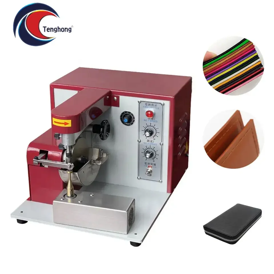Hot Sell Leather Production Machinery Automatic Single Side Belt Leather Edge Coloring Inking Machine