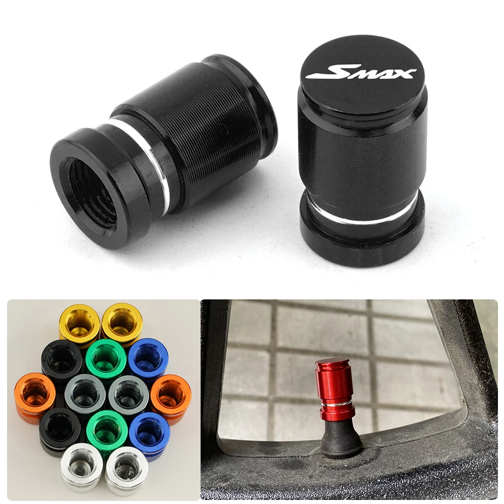 For YAMAHA SMAX 155 CYGNUS X 125 2015-2022 Motorcycle Top-grade Accessories Wheel Tire Valve Caps Airtight Covers