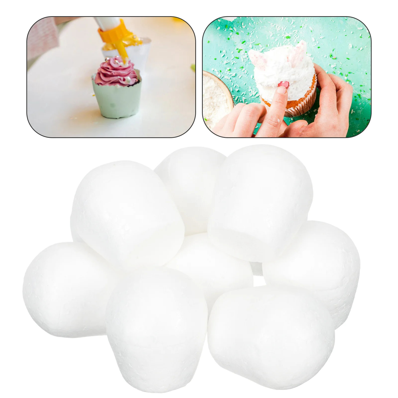 Cake Foam Embryo DIY Training Model Decorate Decorating Bride Fancy Cupcake Liners