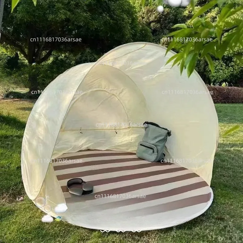 Camping One-Click Open Tent Large Space Sun-Proof Garden Courtyard Game Shed