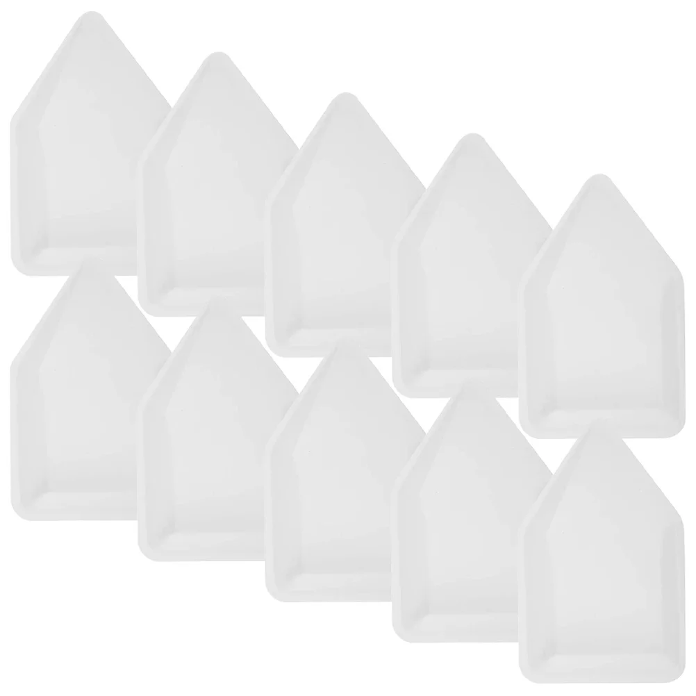 10pcs Weigh Boats 10 Count Measuring Trays Smooth Surface Lab Equipment For Sample Handling Dry Powder Containers Disposable