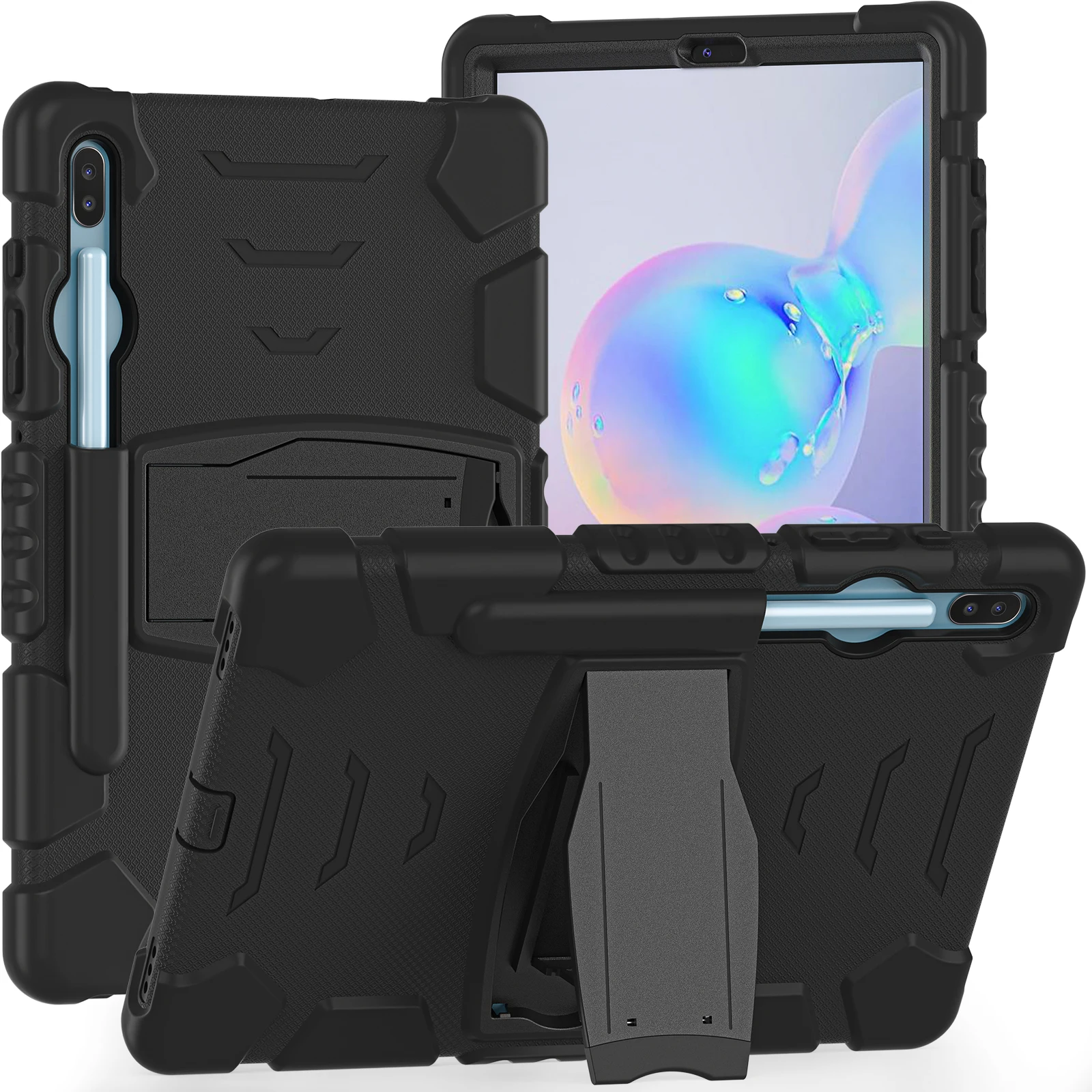 Heavy Duty Case For Samsung Galaxy Tab S8 S7 11 inch SM-X700 X706 T870 T875 Stand Cover For S6 10.5 inch SM-T860 T865 Shockproof