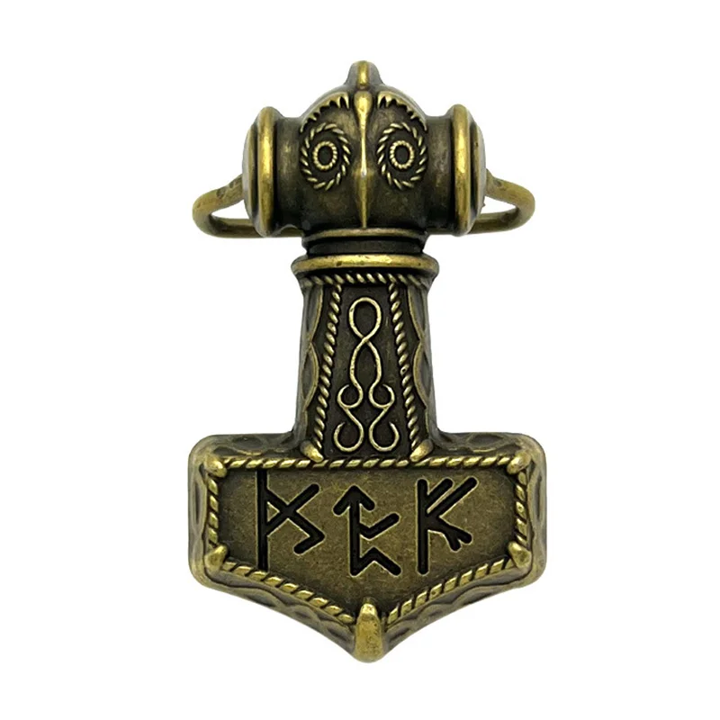 Viking Thor's Hammer belt buckle Western style European and American