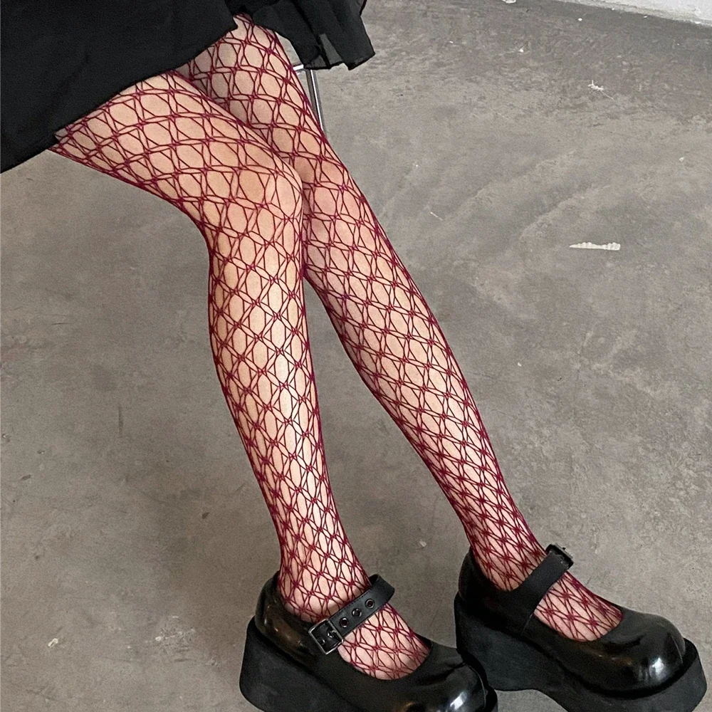 

6 Colors Tights Sexy Fishnet Stockings Fashion Women's Socks Casual Fishnets Tights Netting Stocking for Women Hosiery Leggings