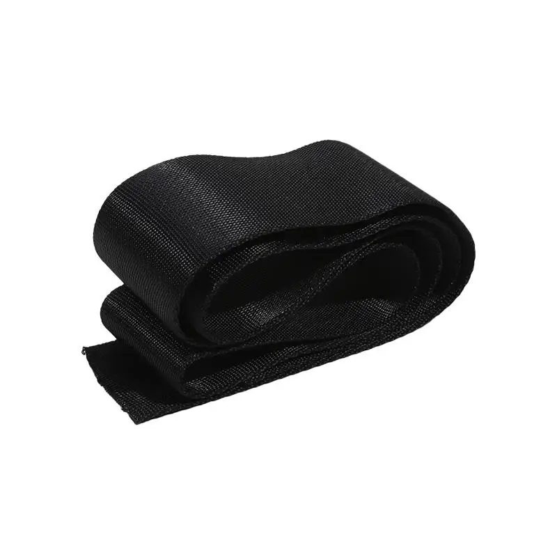 Polyester Winch Rope Protective Sleeve Black Universal for 5cm Width Cable Line Winch Rope Protector Winch Strap Sleeve