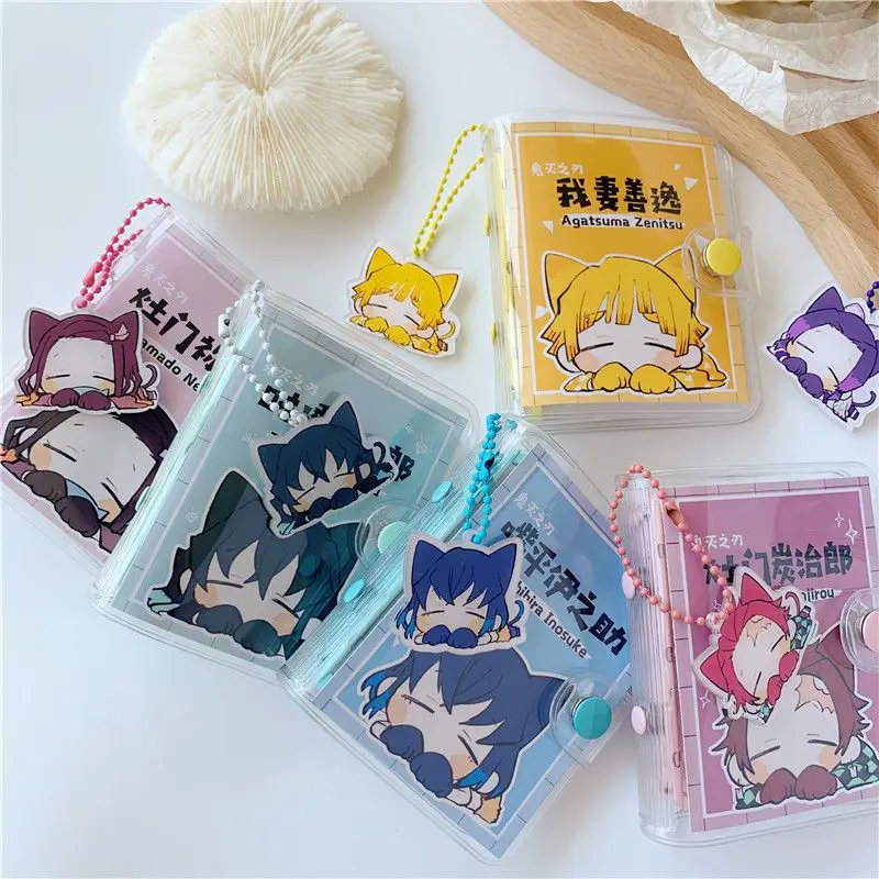 Demon Slayer Tokitou Muichirou Tanjiro Kamado Kochou Shinobu Pendant Anime Peripheral Cute Cartoon Diary Kawaii Note Book Mark