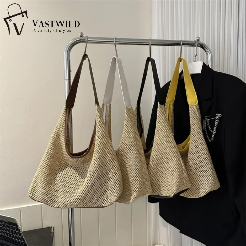 

Straw Shoulder Bag for Women Handbags Woven Bag 2025 Fashionable Beach Totes Bag Beach Summer Popular Bag Mother and Child Bag