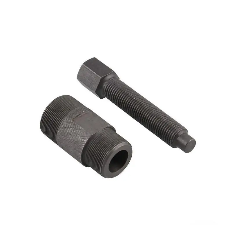 Engine Magneto Flywheel Puller Double Head Rotor Extractor 24/27mm Compatible with CG125 GY6 125CC Motorbike Repair