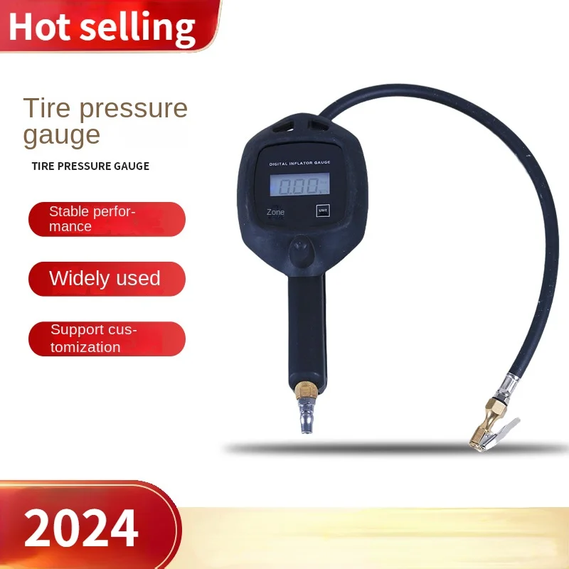 High Precision Tire Car Inflation Gauge Digital Display Electronic Pressure Gauge Inflating and Inflating Tire Pressure Gauge