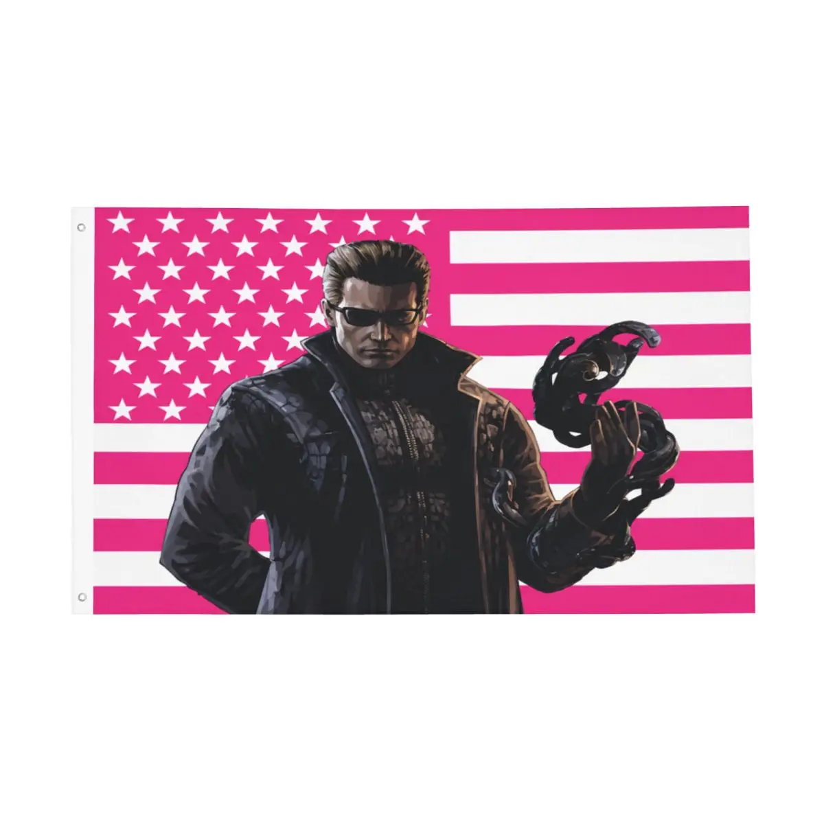 R-Residents Game Evil Flag Double Sided Outdoor Banner 2026 Movie Polyester Home Room Dorm Wall Decor 3x5 FT