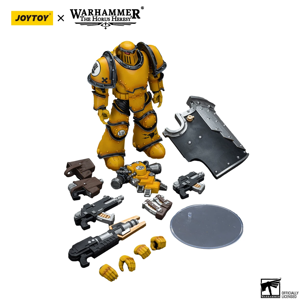 [IN-STOCK] JOYTOY 1/18 Action Figure Warhammer 30k Anime IF Legion MkIII Breacher Squad Legion Breacher with Lascutter Model