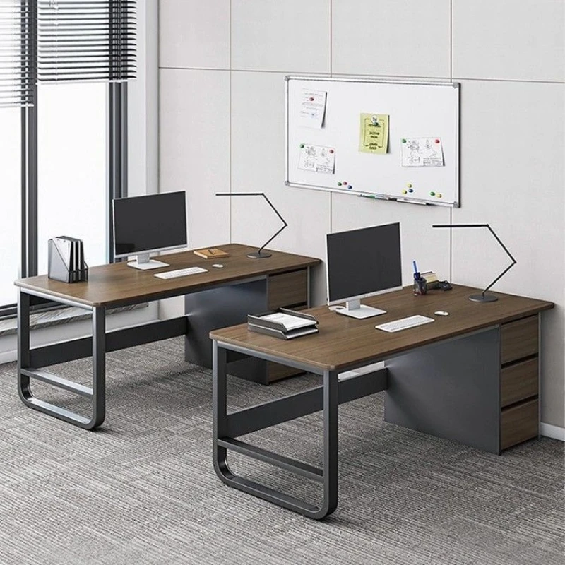 

Минималистичный современный офисный стол, рабочая станция для одного сотрудника, простой компьютерный стол, офисная мебель