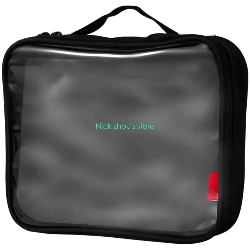 

E15E Waterproof Polyester Pin Storage Album 6 Pocket Pages for Collectible Enamel Pins Easy Access Protective Carrying Case