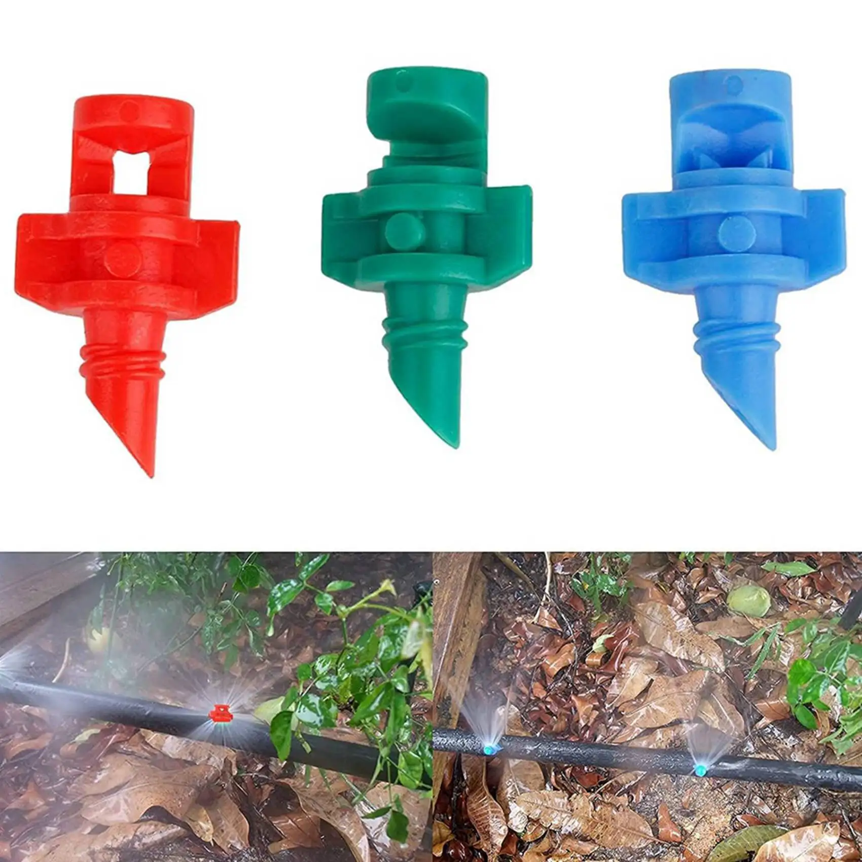 A69E2000PCS 360 Degree Misting Nozzle Irrigation,Sprinklers Sprayer For Garden Irrigation System,Sprayer Automizing Drippers