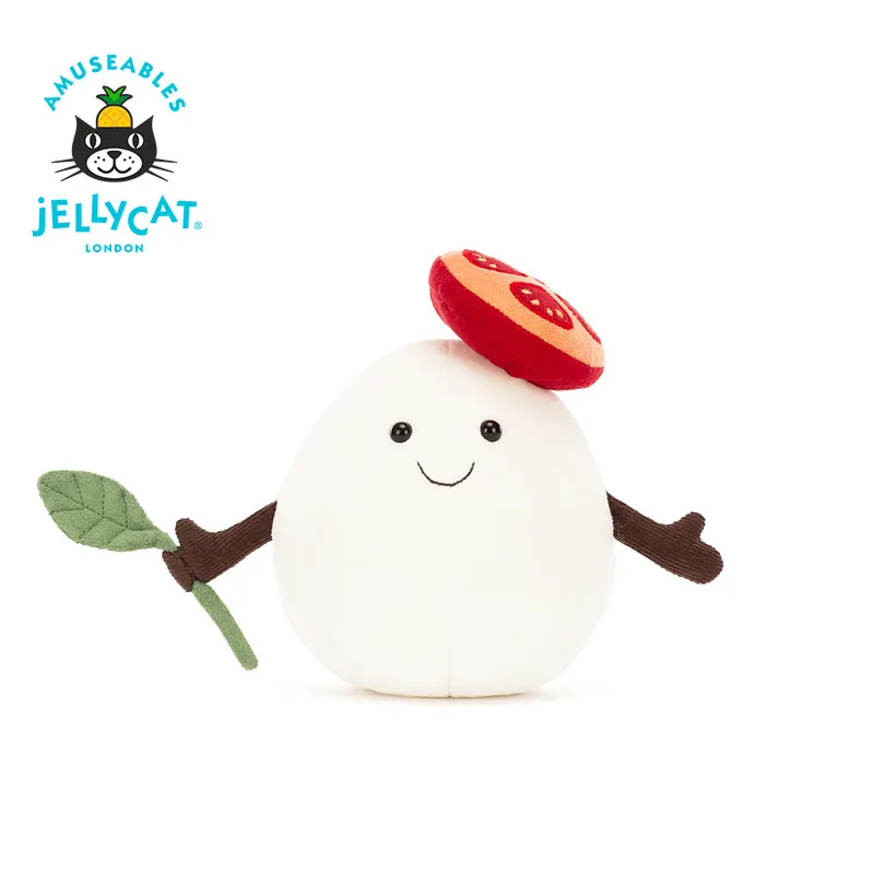 

Оригинальная мягкая игрушка Jellycat Amuseables Mozzarella Cheese из Великобритании, очень мягкая, милая, креативная, забавная, плюшевая кукла, подарок для детей