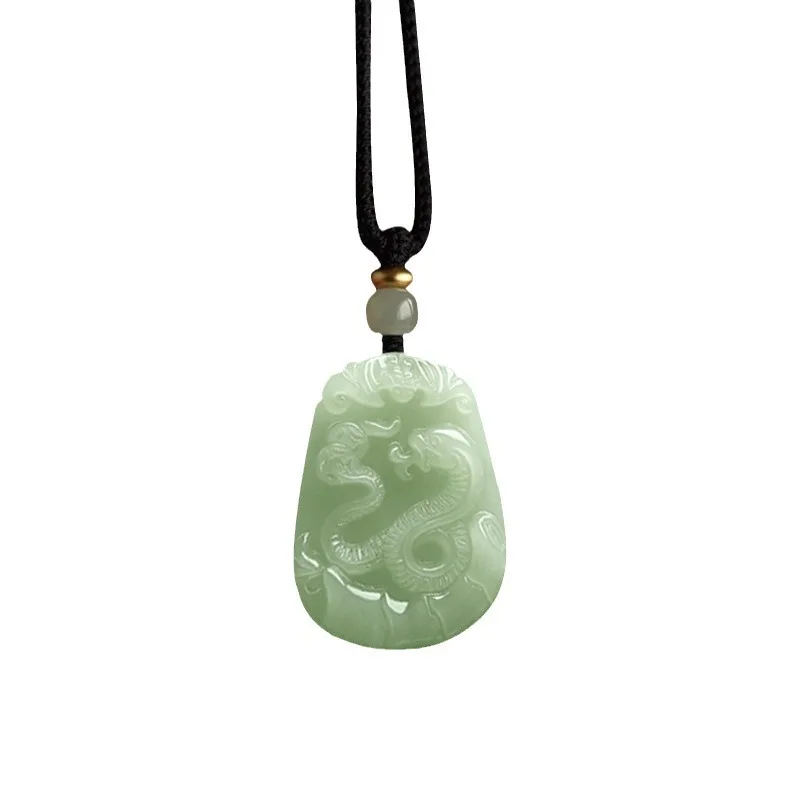 Hetian Jade Zodiac Pendants/Necklaces: Akasagarbha Bodhisattva for Dragon/Snake/Ox/Rabbit/Goat, Gifts for Men & Women