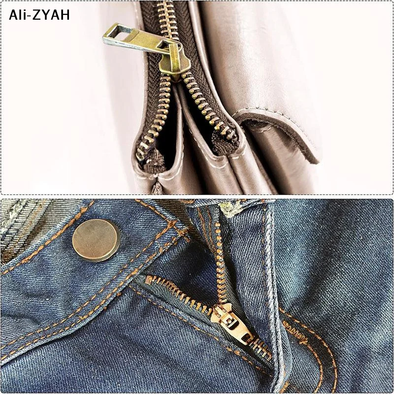 【A1】Zipper Repair Kit Fixing Box And Insertion Pin 3#5#8#10 For Bag Coat Clothing Opening Zipper Replacement