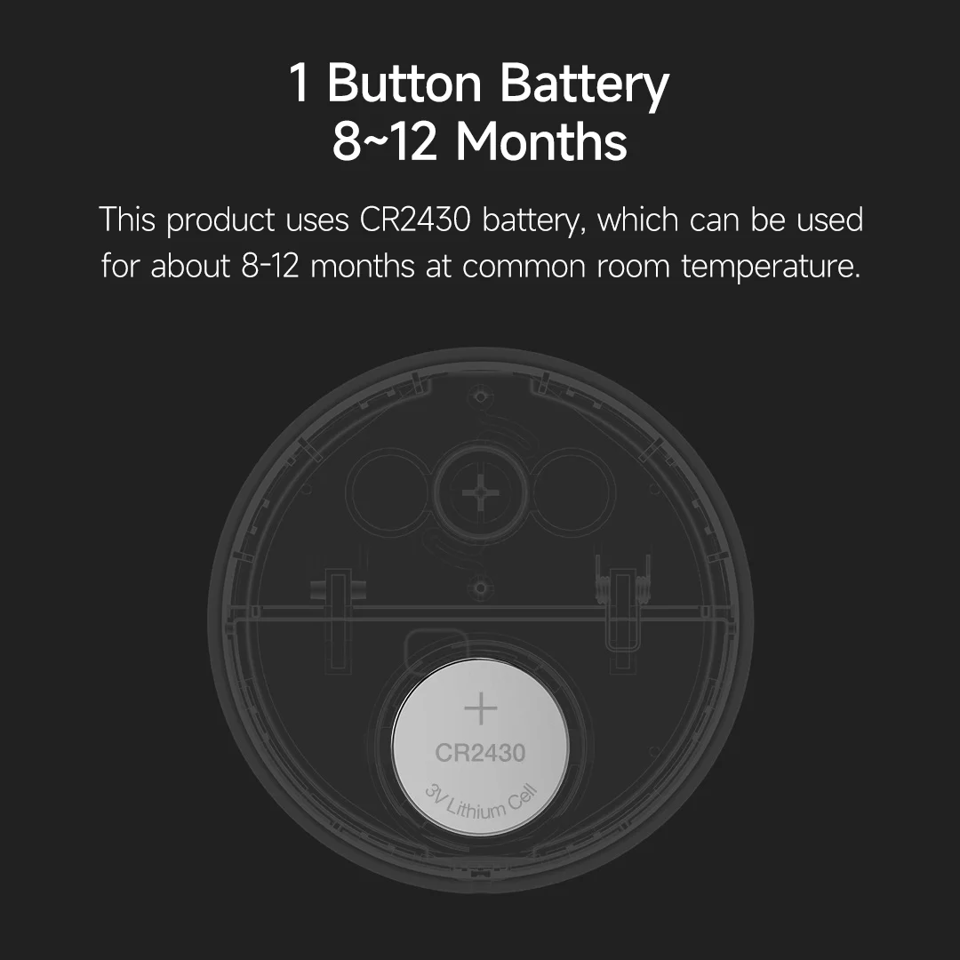 Sensor de Umidade de Temperatura Qingping, T Versão Thread BLE Apple HomeKit, Alta Precisão Indoor E-Link Ink Screen Termômetro, Novo