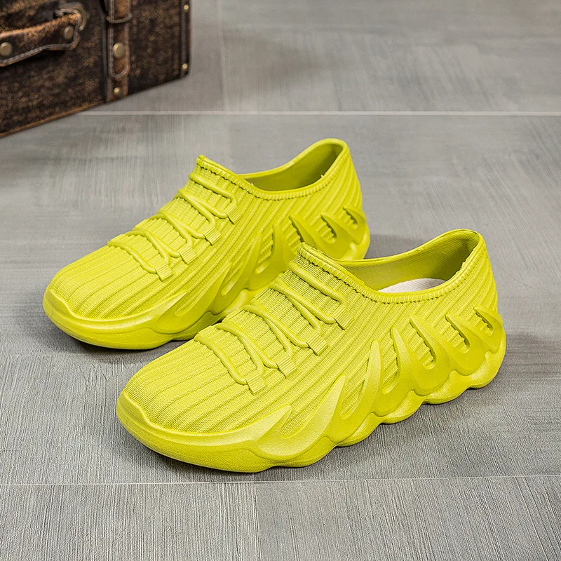 

Новые стильные резиновые сапоги, мужская непромокаемая обувь, короткие стильные модные студенческие резиновые сапоги, нескользящая кухонная рабочая обувь на четыре сезона