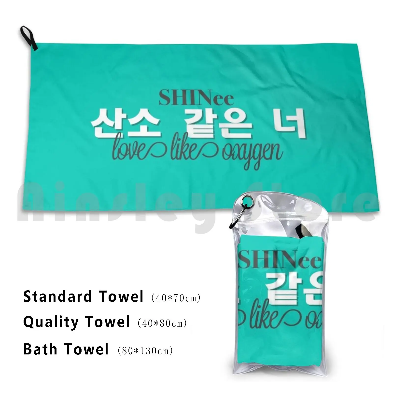 Shinee Love Like Oxygen Bath Towel Beach Cushion Shinee Onew Jinki Taemin Minho Jonghyun Jjong Key Kibum Shawol