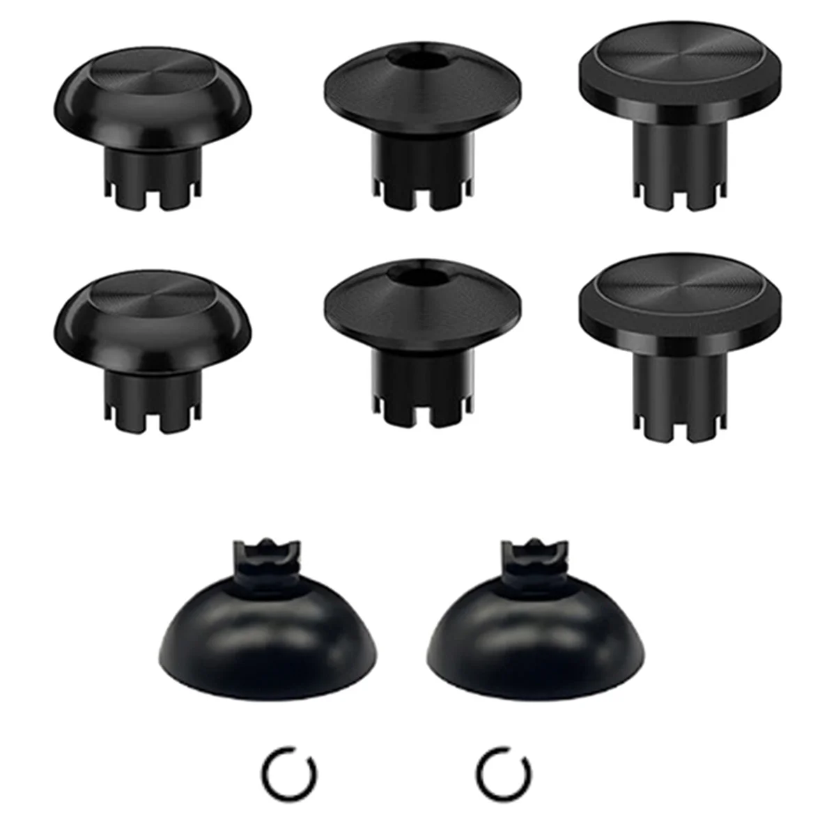 Thumbsticks for SWITCH PRO////EDGE Controller, Analog Stick Joystick Thumbstick Black