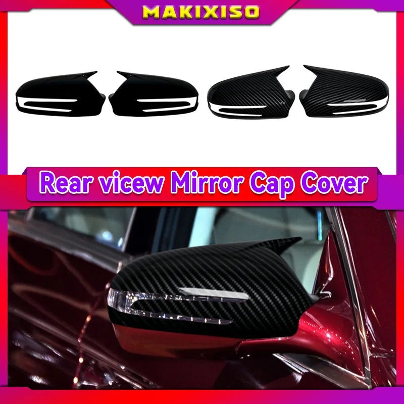 

1 пара черных накладок на боковые зеркала для Mercedes Benz CLS C219 W219 CLS280 300 320 350 2009-2011, автомобильные аксессуары